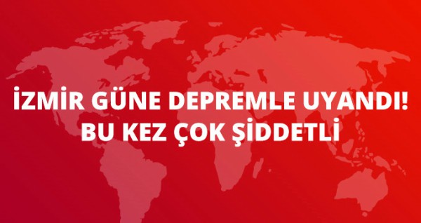 İzmir yine sallandı! Bu kez depremin şiddeti 5