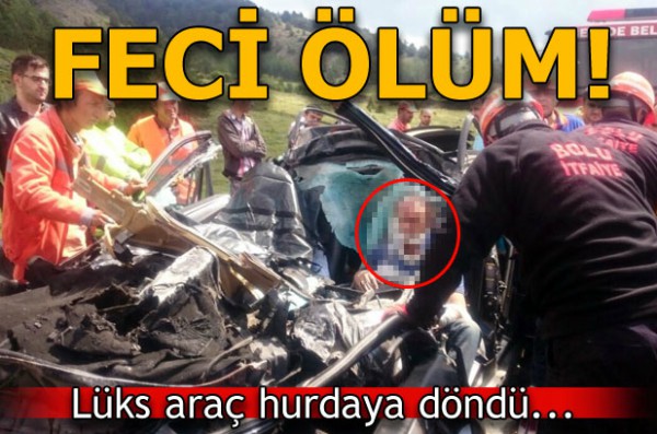 Otomobil TIR'a çarptı! Feci ölüm...